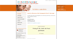 Desktop Screenshot of dr-berwanger.de